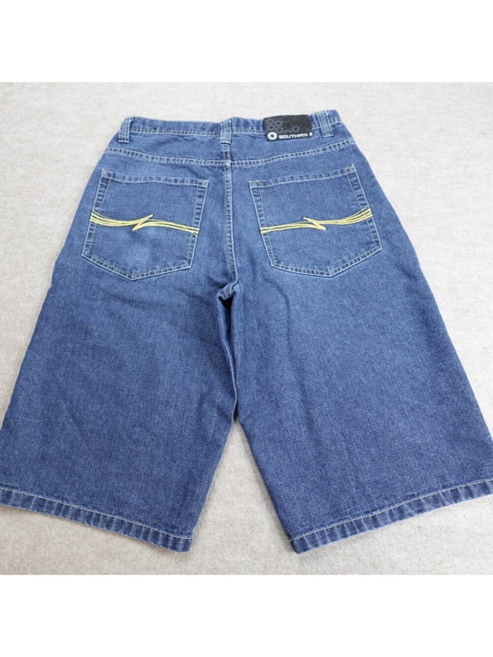 Southpole Shorts 34 Blue Denim Baggy Loose Y2K Vintage